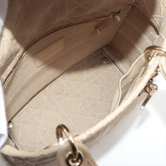Christian Dior Cannage Lady Dior Handbag Beige - Picture 8 of 14